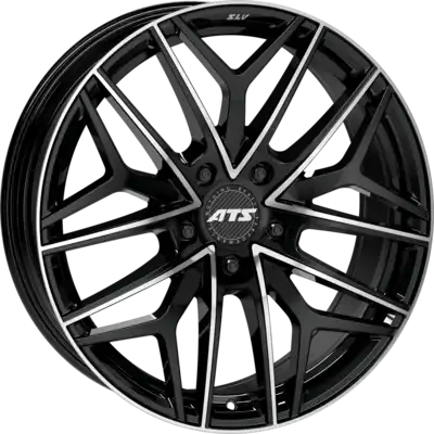 9.5x19 ATS Passion Diamond Black Polished Alloy Wheels Image